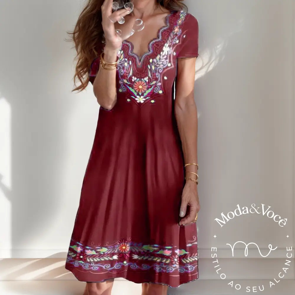 Vestido Anabel Vinho / P Feminino