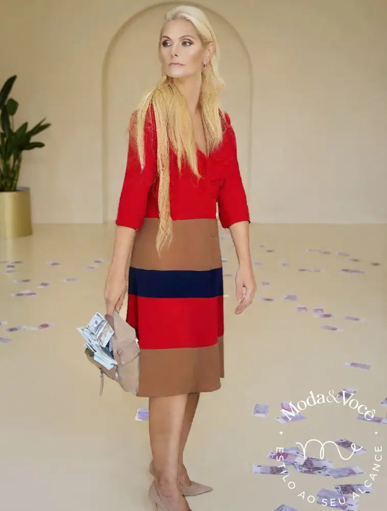 Vestido De Algodão Casual Mallorca