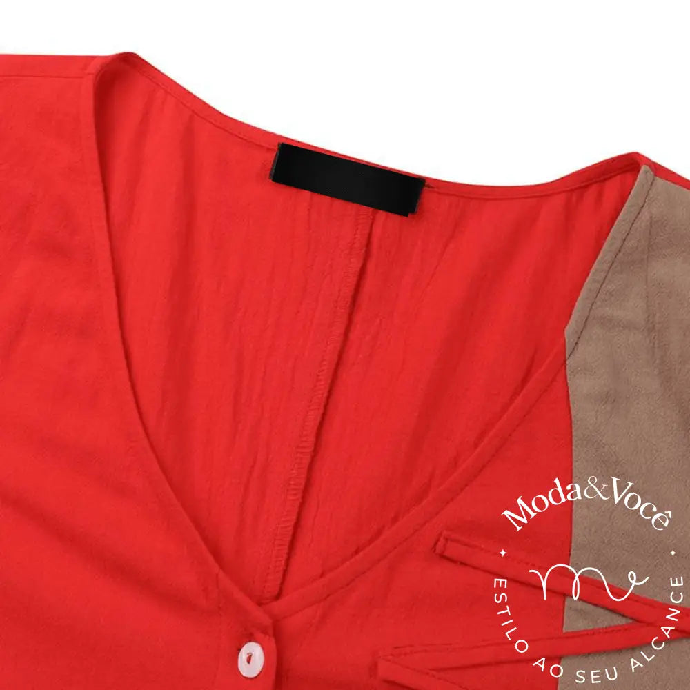 Vestido De Algodão Casual Mallorca
