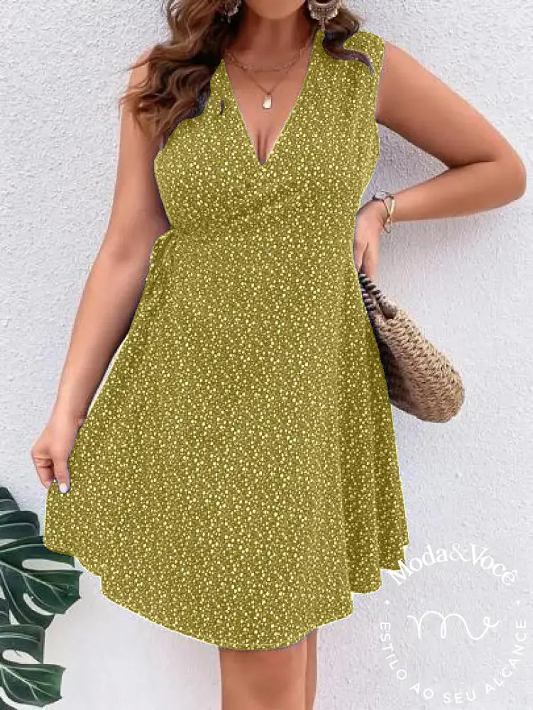 Vestido Lisane Amarelo / P Feminino