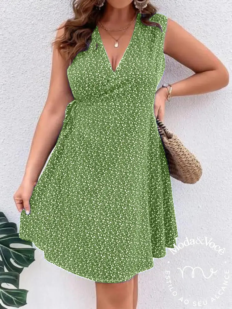 Vestido Lisane Verde / P Feminino