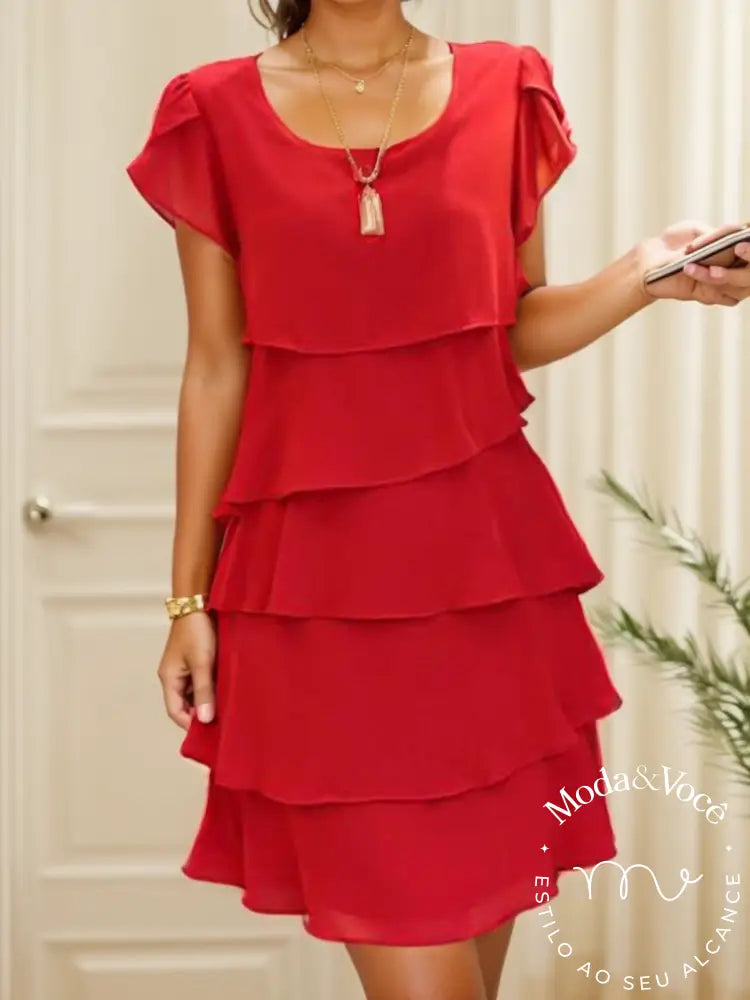 Vestido Maitê Vermelho / M Feminino