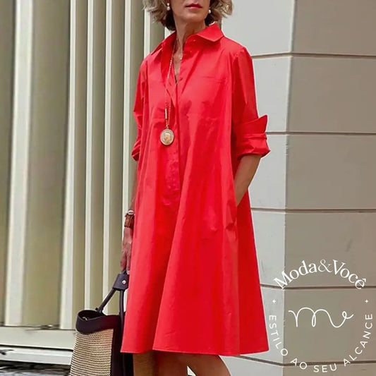 Vestido Porto Street Vermelho / P Feminino