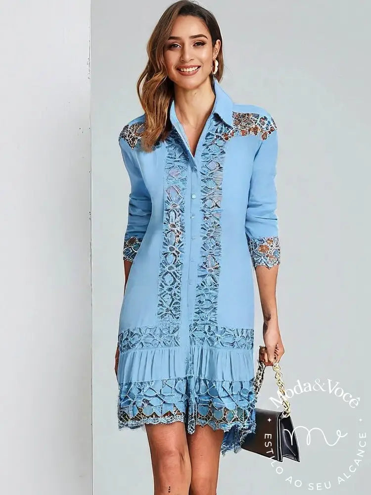 Vestido Verena Azul / P Feminino