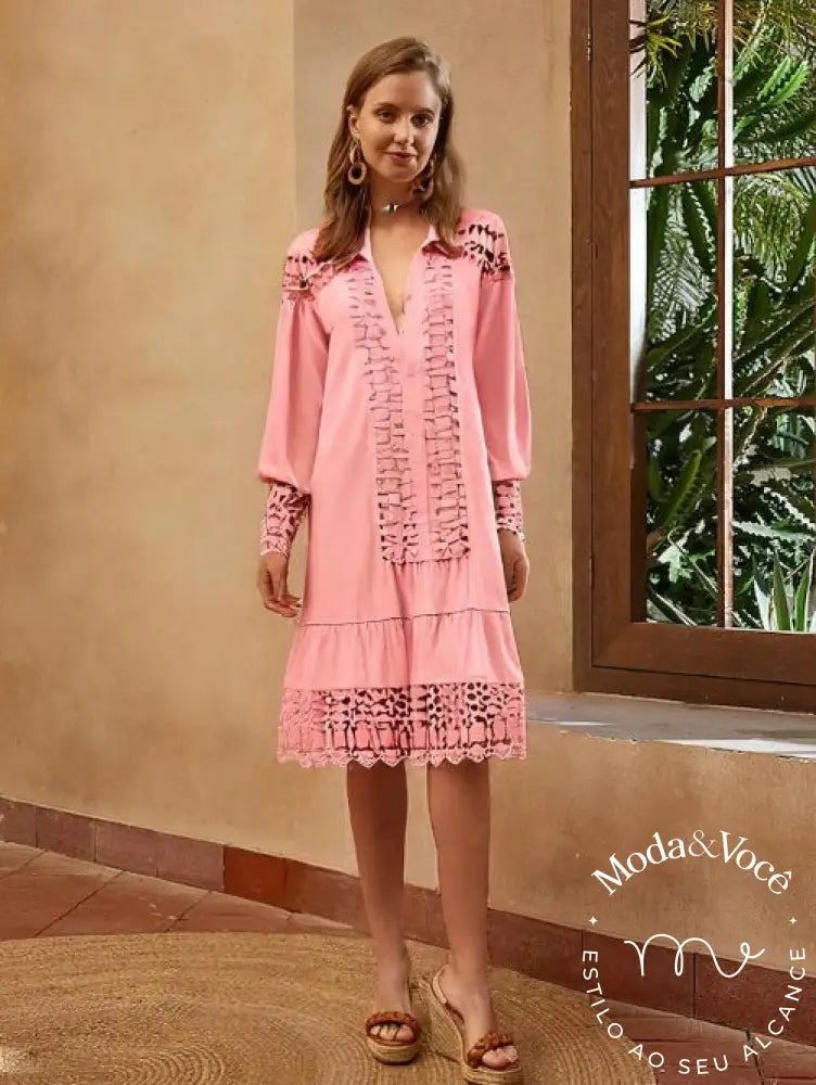 Vestido Verena Rosa / P Feminino