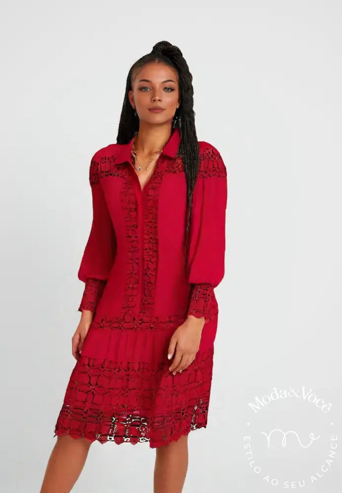 Vestido Verena Vermelho / P Feminino
