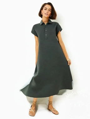 Vestido Vintage De Linho Cornelia Feminino