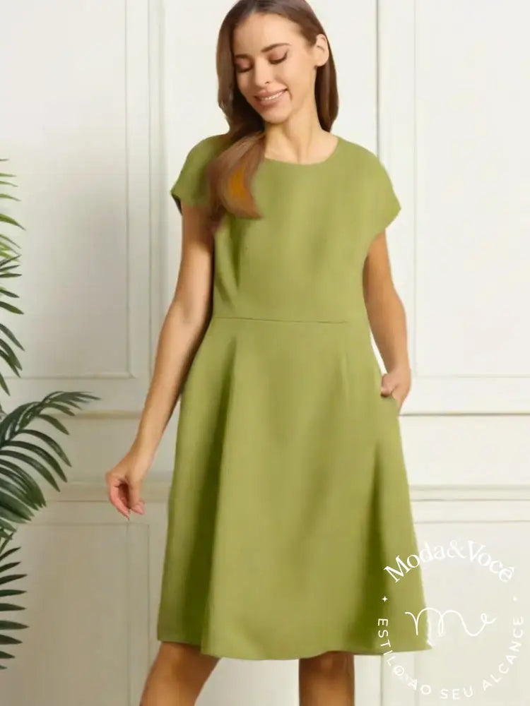 Vestido Vintage Julieta Bege / P
