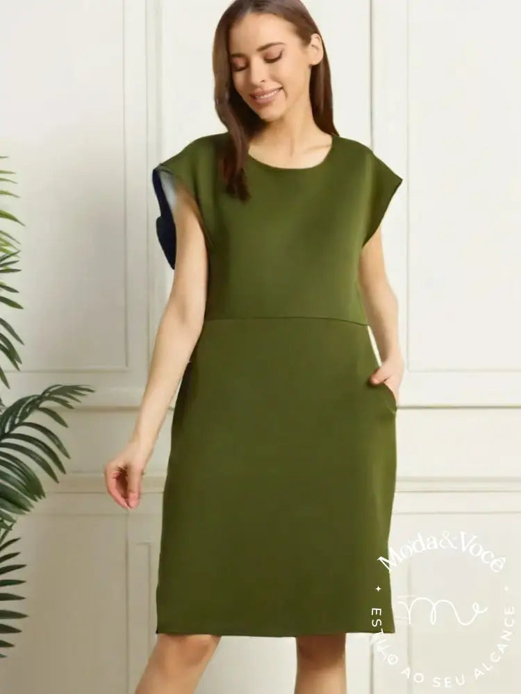 Vestido Vintage Julieta Verde / P