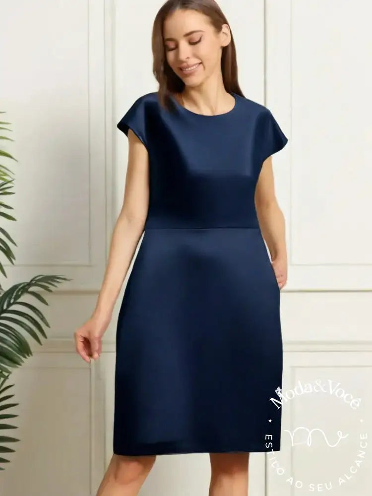 Vestido Vintage Julieta Azul / P