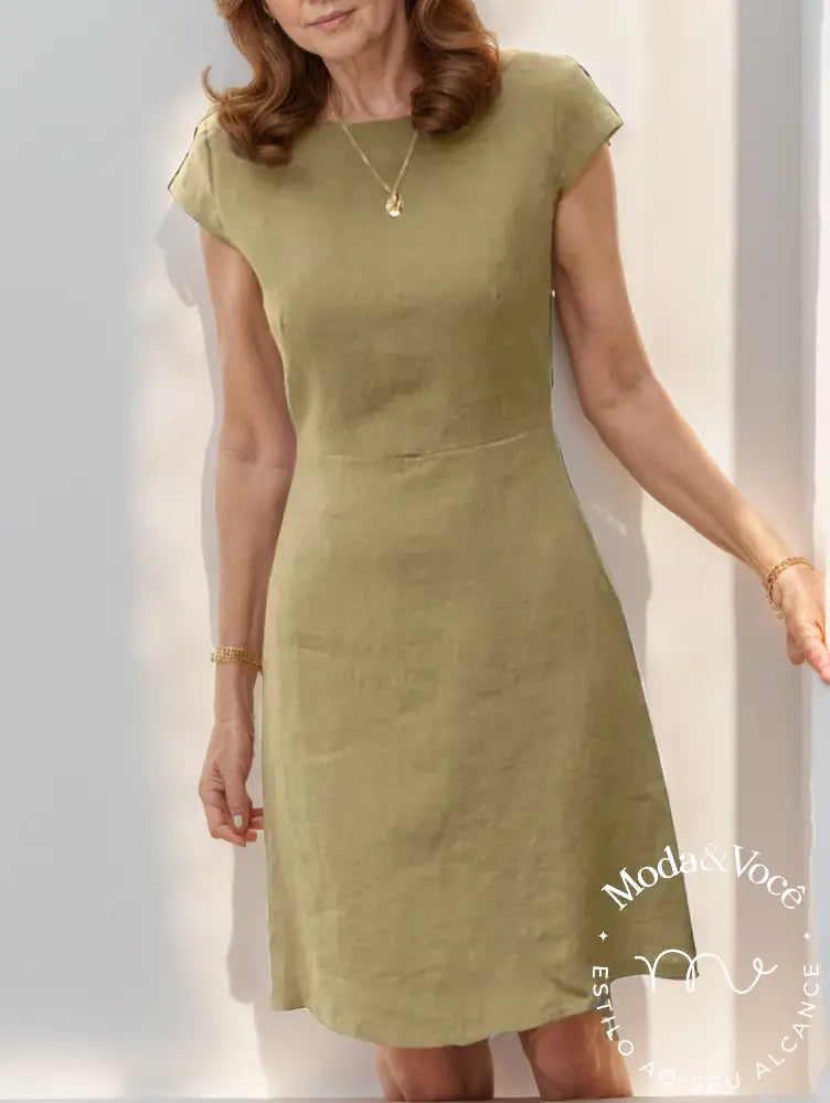 Vestido Vintage Julieta Bege / P