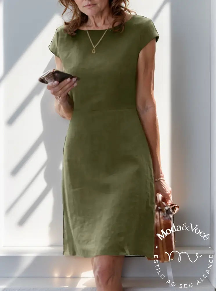 Vestido Vintage Julieta Verde / P