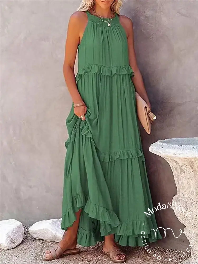 Vestido Vitória Verde / P Feminino